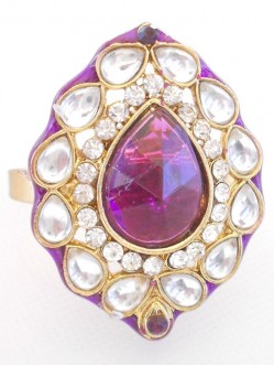 Kundan Finger Ring